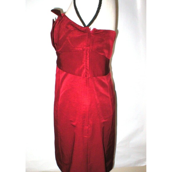 New Womens Party The Limited Dress Dark Red Strapless 8 Date Dinner Wedding Gues - Picture 4 of 12